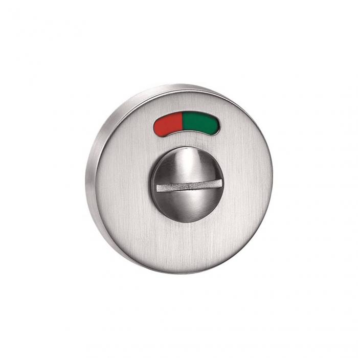 SSS Satin Stainless Steel Bathroom Indicator Thumb Turn Emergency Release Lock 