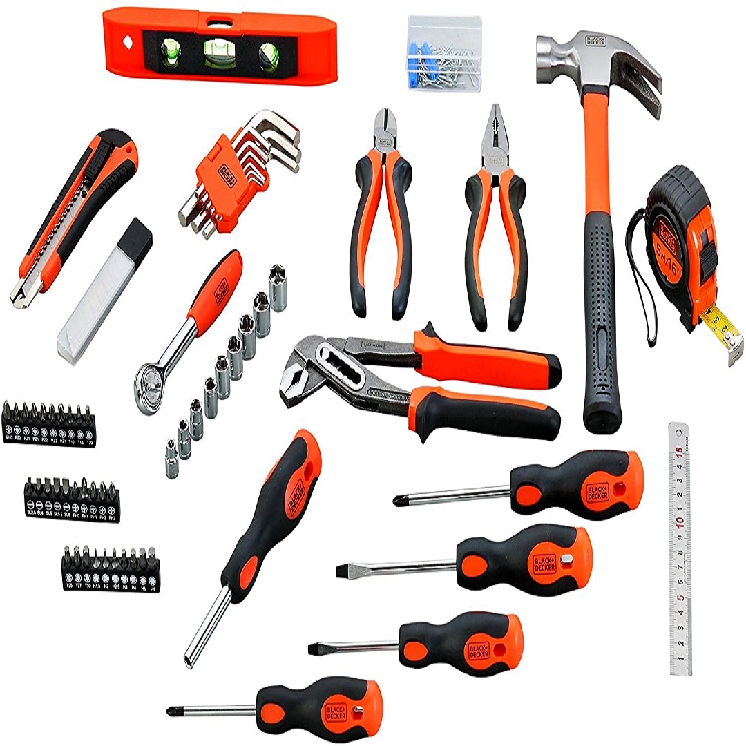 Black & Decker Hand Tool Kit for Home & Office Use 154Pcs - Tools - Camping  & Outdoor
